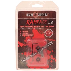 "Dead Ringer DR4736 Rampage 100 Gr 2 Blade 1.5"" Blade Rplcmnt"