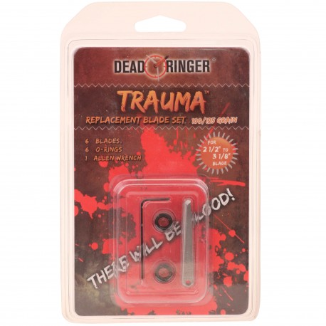 "Dead Ringer DR4781 Trauma 100/125 Grn 2 Bld (2.5""-3 1/8"" Br)"